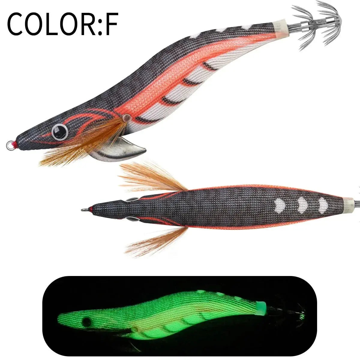 Glow in the Dark Squid Jigs | Luminous Jigs for Night Squid Fishing fishing palace